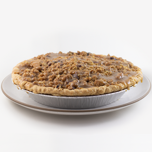 Apple Pecan Crumble With Salted Caramel